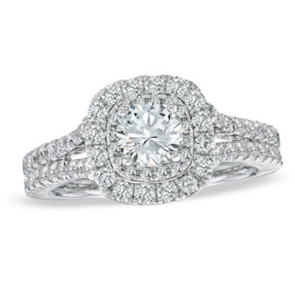 Vera wang wedding ring set